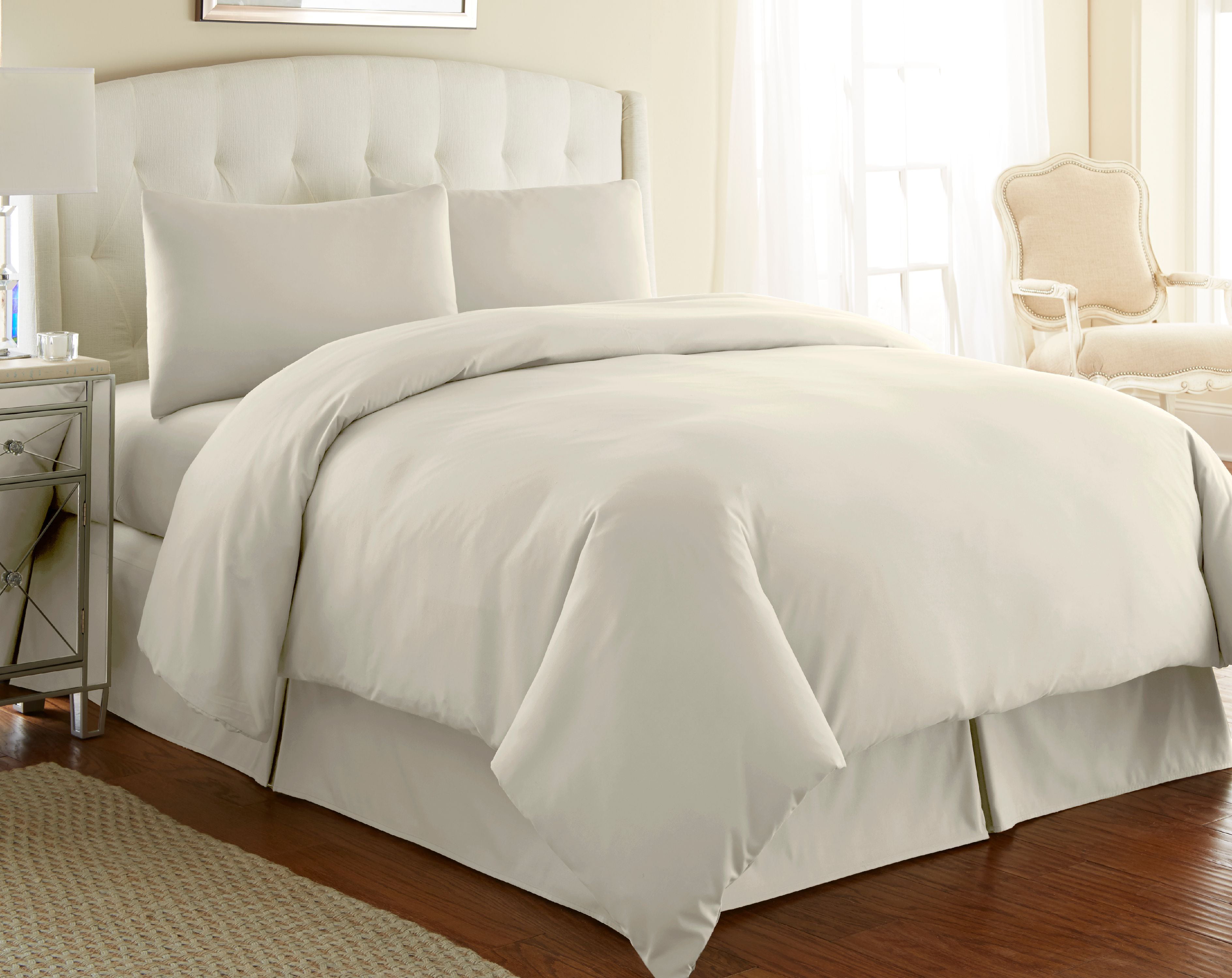 Details about   Pizuna Soft 600 Thread Count Cotton Full Flat Sheets White 1pc 100% Long Staple 