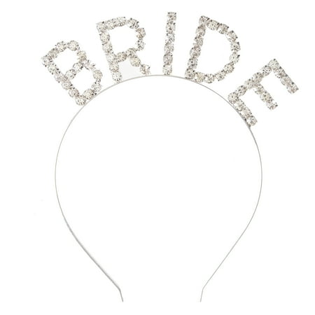 Victoria Lynn Silver Bachelorette Headband: Bride
