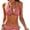 Red, variant on SKQIT Women's Simple Check Plaid Print Halter Triangle Tie Side Bikini Bathing Suits 2 Piece Tropical Summer Swimsuits