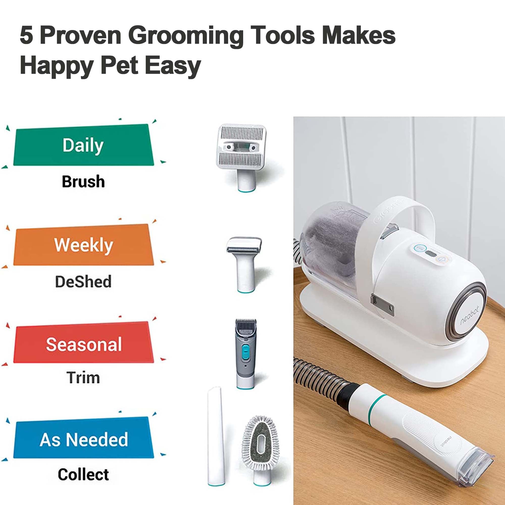 neabot P1 Pro Pet Grooming Kit & Vacuum Suction 99 Ubuy Singapore