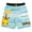 Blue / purple / green, variant on Pokemon Charmander Ivysaur Pikachu Wartortle Trunks Swimwear Bottoms (Boy's 7)