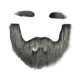 thumbnail image 1 of Conjunto de barba y cejas postizas, disfraz de bigote falso, barba falsa, facial para óperas, actuaciones festivas, fiesta temática de cosplay gris negro, 1 of 7