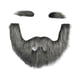 thumbnail image 1 of Conjunto de barba y cejas postizas, vello facial postizo, accesorio de disfraz, decoración para gris negro, 1 of 7