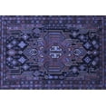 thumbnail image 1 of Ahgly Company Indoor Rectangle Persian Blue Traditional Area Rugs, 2' x 3', 1 of 4