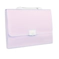 thumbnail image 1 of Mistaha A4 Accordion File Organizer with 13 Expandable Pockets and Waterproof Design - Lightweight Document Storage Folder with 12 Index Labels, Light Purple, 1 of 6