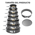 thumbnail image 3 of "7 Moldes Para Pastel Desmontables Tartas Postre Reposteria Malubero Negros ", 3 of 5