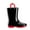 Black, variant on Bocca Kids Rainbow Rain Boots for Toddler Girls Sizes 2