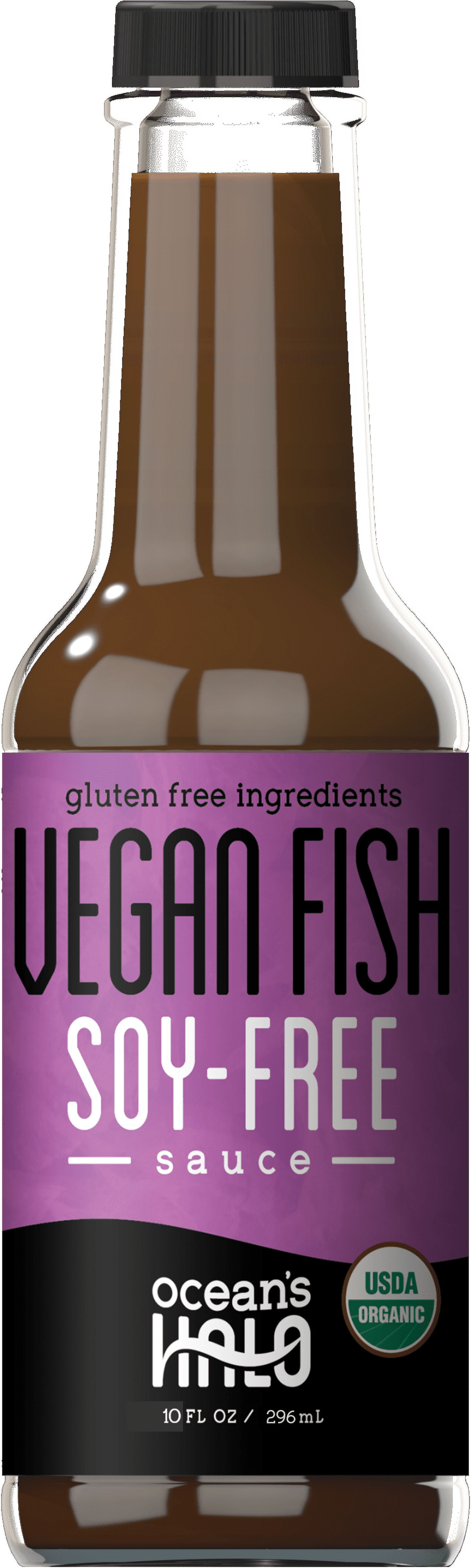 (2 pack) Ocean's Halo, Organic Fish Sauce, Soy-Free, Vegan, 10oz Bottle