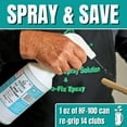thumbnail image 3 of Brampton HF-100 Premium Golf Grip Solvent for Regripping Golf Clubs and Golf Grip Repair - Shake and Spray Golf Grip Solution - Non-Toxic, Non-Flammable, and Odorless Golf Grip Solvent (32oz), 3 of 6