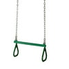 Gorilla Playsets 21" Trapeze Bar with Green Rings - Green