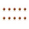 thumbnail image 2 of Nail Rhinestones Flat-Bottom Multi-faceted Sides DIY Handcraft Excellent Gloss Manicure Crystal Different Styles Mobile Phone Amber, 2 of 6