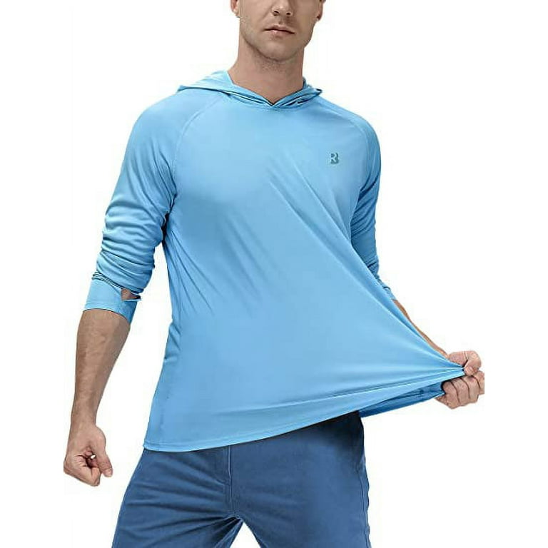 Roadbox Men UPF 50+ Long Sleeve Fishing Shirt UV Sun Protection