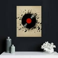 thumbnail image 4 of Nawypu  - Music Canvas Wall Art - Vinyl Record and Music Notes - Gallery Wrap Modern Home Art | Ready to Hang, 4 of 4