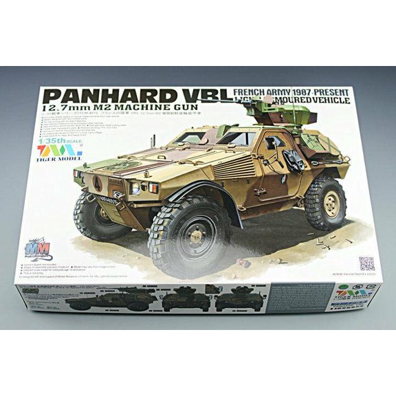 Tiger Model 1/35 Scale 4619  French Army PANHARD VBL 12.7mm M2 MG Armored Vehicle