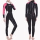thumbnail image 1 of Traje de neopreno Sharpla 3 mm de longitud completa para mujer con cremallera trasera, 1 of 8