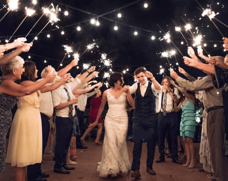 72pc Pack VIP Wedding Sparklers cake sparklers large 36