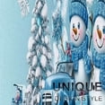 thumbnail image 4 of YIMEIS Christmas Snowman Gifts Fall Kitchen Mats,Xmas Winter Seasonal Farmhouse Home Seasonal Decorations Rugs for Floor - 16''*24'', 4 of 10
