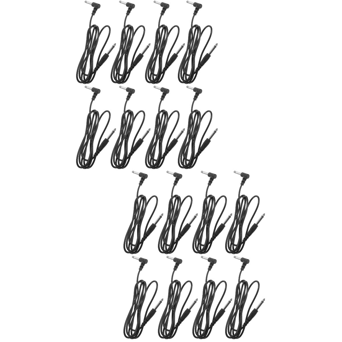 HOMEMAXS 16 pcs  Guitar Cables Professional 6.35mm Guitar Cables Instrument Cables Guitar Cords