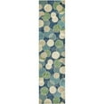 thumbnail image 1 of Unique Loom 3139836 2 Pi 7 Po x 10 Pi Tapis de Course Chromatique de Bord de Mer&44; Bleu Marine, 1 of 1