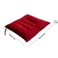 thumbnail image 4 of 40 * 40 * 7cm Solid Color Cushion, Multicolor Thicken Removable Floor Mat Chair Mat, Non-Slip Soft Comfortable Office Chair Sofa Cushion Adjustment Hip Cushion, 4 of 7