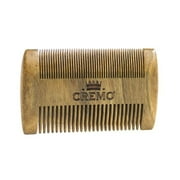 Cremo - Premium Beard Comb For Men | 100% Natural Wood With Woody Fragrance.