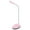 Pink, variant on Monyance Desktop Light Portable LED Desk Lamp Flexible Eye Caring Table Lamp Operated Desk Night Lamp(11.02X3.54X1.97Inches)