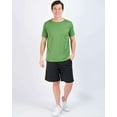 thumbnail image 5 of Real Essentials 5 Pack Men’s Active Quick Dry Mesh Crew Neck T Shirts | Athletic Short Sleeve Tee (Available In Big & Tall), 5 of 6