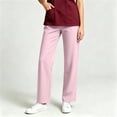thumbnail image 5 of IUYRTFE Women Workwear Scrub Pants Elastic Waist Drawstring Cargo Trousers with Pockets for Healthcare Daily Wear, 5 of 7