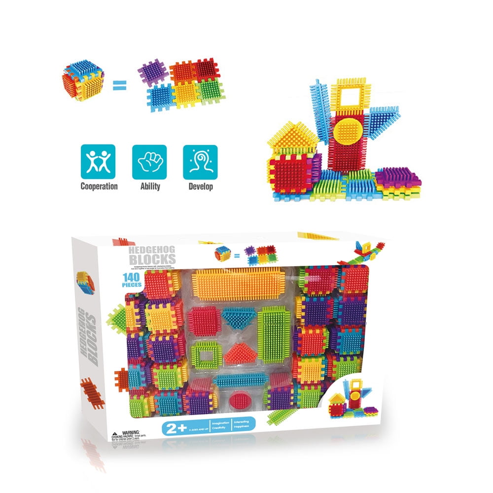 MUNDO TOYS Multicolor 140pcs STEM Building Blocks, Stacking Educational Blocks for Toddlers Kids