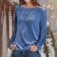 thumbnail image 1 of Puntoco Moda Mujer Pullove Sólido Manga Larga Casual O-Cuello Camisa Blusa tops Puntoco Puntoco-1521, 1 of 8