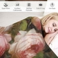 thumbnail image 3 of Chilfamy Roses Throw Blanket for Couch Sofa Bed All Seasons Lightweight Blanket 50x60in, 3 of 6