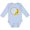 AE-Light Blue, variant on Inktastic My Nana Loves Me with Sunflower Wreath Boys or Girls Long Sleeve Baby Bodysuit