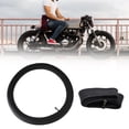 thumbnail image 4 of 19 Inch Motorcycle Inner Tube, Strong Flexibility Wear Resistant 3.00/2.75-19 Motorcycle Inner Tube Heavy Duty Rubber  For Off Road Riding, 4 of 8