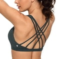 thumbnail image 1 of Sostén Deportivo CRZ YOGA con Tirantes Cruzados, Escote en V, Sin Aros y Acolchado, 1 of 4