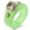 thumbnail image 1 of Anillos lindos de resina acrílica Anillos transparentes coloridos para nudillos de verano Wmkox8yii  fajkfhkj1713, 1 of 2