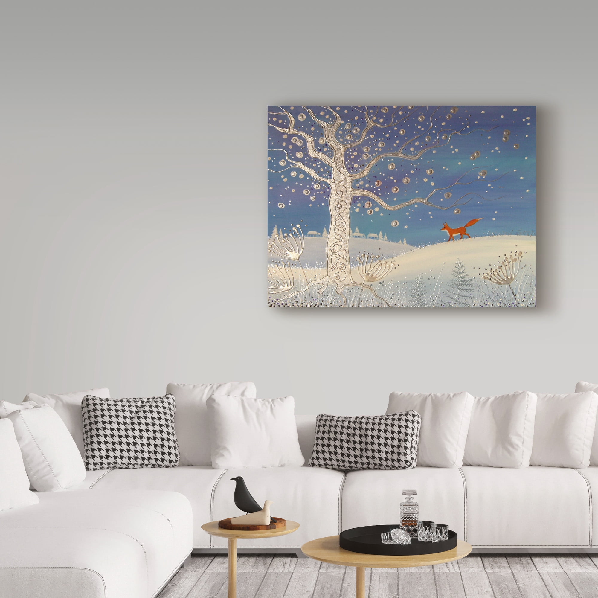 Trademark Fine Art 'Heart Of Winter' Canvas Art by Angie Livingstone