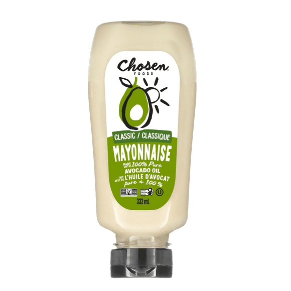 Chosen Foods Mayonnaise fait avec de l'huile d'avocat Chosen Foods Mayonnaise fait avec de l'huile d'avocat