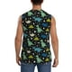 thumbnail image 4 of Fotbe Dinosaur Men's Camiseta sin Mangas Estampada para Hombres, Playera Casual para Gimnasio, Entrenamiento, Playa-Large, 4 of 7