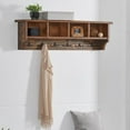 thumbnail image 4 of Alaterre 12 Hook Natural Coat Hook with Storage Cu, 4 of 5