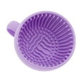 thumbnail image 4 of Unique Bargains Hand-held Makeup Brush Cleaner 1 Pc Purple, 4 of 6