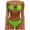37#Green, variant on Women Halter Triangle Bikini Set 2 Piece String Swimsuit Sliding Triangle Top Side Tie Low Rise Bottom Scrunch Butt Perfect for Summer Travel and Seaside Photo Yellow L