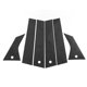 thumbnail image 1 of Embellecedor de poste de pilar BC de fibra de carbono, pegatina de pilar de ventana y puerta de coche, repuesto para Ford Mustang Mach E 2021+, 6 uds. Jadeshay A, 1 of 8