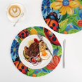 thumbnail image 4 of BZSMCE Mats for Pots,Pans Place Cute Ladybug Simple Style Pattern Pot Mats, 4 of 6