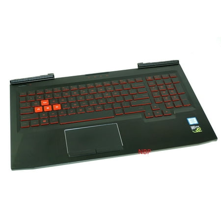 New Genuine HP Omen 15-CE Palmrest Touchpad With Keyboard 929478-001