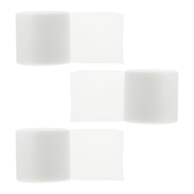 MasteelfCA 3 Rouleaux de Bandage en Mousse Antichoc pour Femmes et Hommes (Blanc)