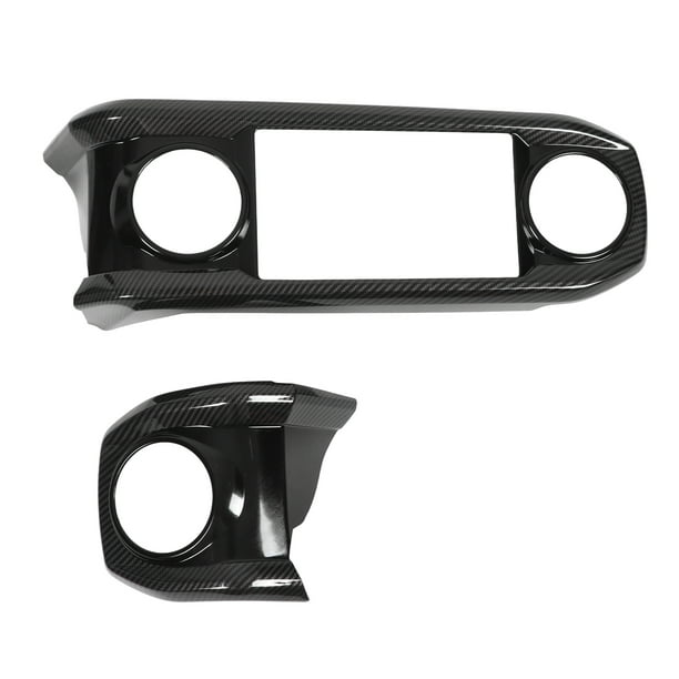 Embellecedor de la cubierta del medidor del tablero de instrumentos cubierta del panel de instrumentos del tablero estilo de fibra de carbono exquisito para el automóvil ANGGREK Otros