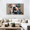 thumbnail image 3 of Elephant Stock Pet Portrait Wall Art - Horizontal Multi Panel Canvas - Living Room Wall Decor - Animal Multi Panel - Black And Red Decor - 74" x 48", 3 of 8