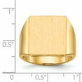 thumbnail image 5 of 14K Yellow Gold Men's Signet Ring, 5 of 5
