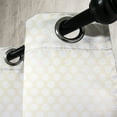thumbnail image 4 of Ambesonne Ivory Grommet Curtain, Large Polka Dots Circles, 50" x 54", White Beige, 4 of 6