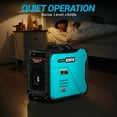 thumbnail image 3 of Festisoul 6250W Portable Inverter Generator, Super Quiet Gas Powered Small Generator for Home Emergency, Outdoor Emergency, Camping, 3 of 10